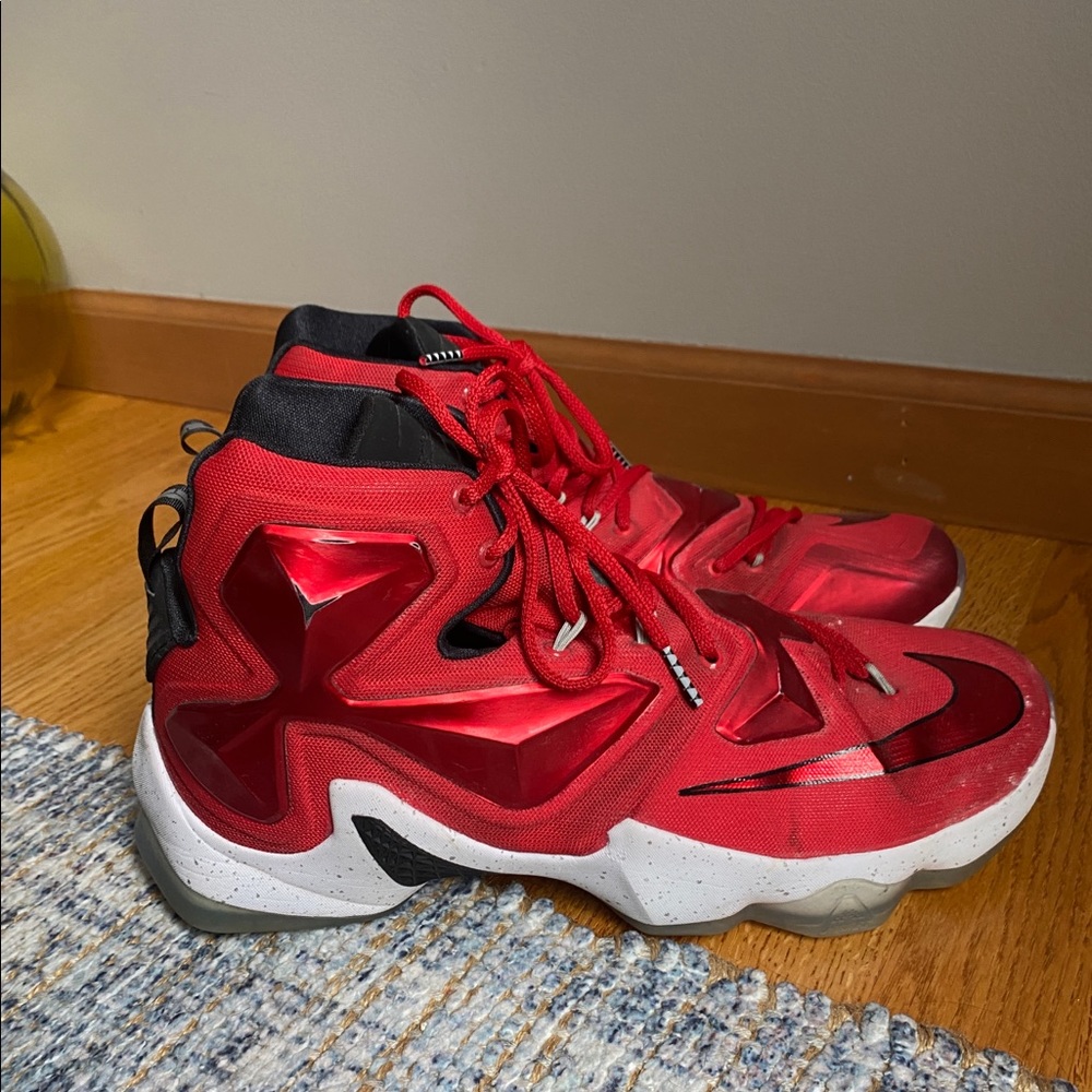 Men’s Nike Lebron 13 Sneakers Red 12